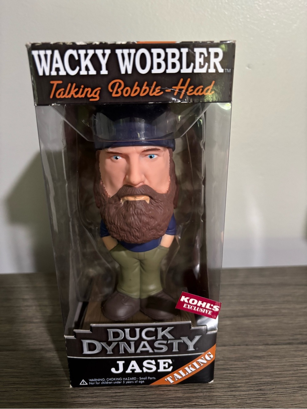 Duck Dynasty Jase Wacky Wobbler Talking Bobble-Head